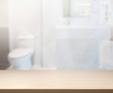 Masa üstü ve arka plan bulanıklık banyo