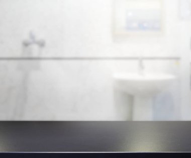 Masa üstü ve arka plan bulanıklık banyo