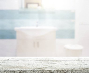 Masa üstü ve arka plan bulanıklık banyo