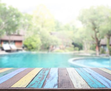 Masa üstü ve Görüntü Yüzme Arkaplan Havuzu