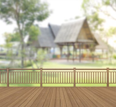 Balkon ve Teras dış arka plan bulanıklık