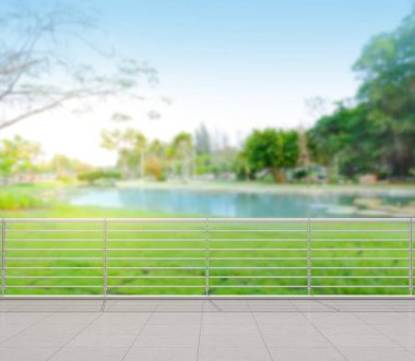 Balkon ve Teras, doğa arka plan bulanıklık