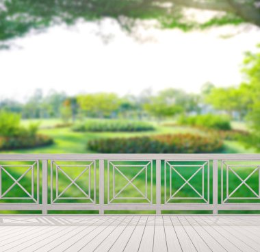 Balkon ve Teras, doğa arka plan bulanıklık