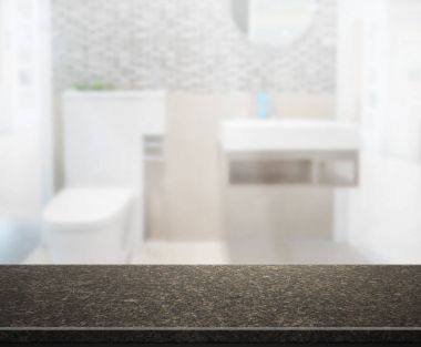 Masa üstü ve arka plan bulanıklık banyo