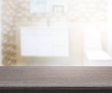 Masa üstü ve arka plan bulanıklık banyo