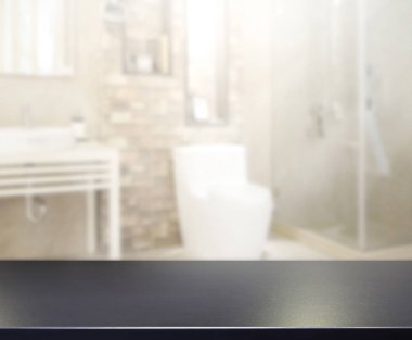Masa üstü ve arka plan bulanıklık banyo