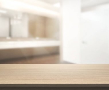 Masa üstü ve arka plan bulanıklık banyo