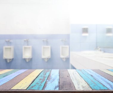 Masa üstü ve arka plan bulanıklık banyo