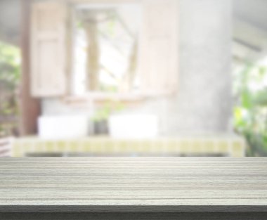 Masa üstü ve arka plan bulanıklık banyo