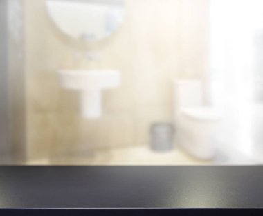 Masa üstü ve arka plan bulanıklık banyo