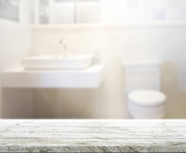 Masa üstü ve arka plan bulanıklık banyo