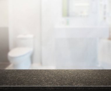 Masa üstü ve arka plan bulanıklık banyo