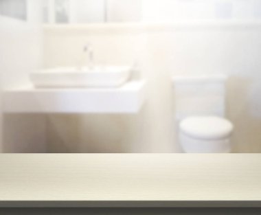 Masa üstü ve arka plan bulanıklık banyo