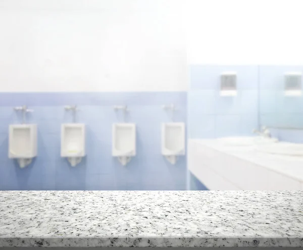 Mesa de baño y desenfoque de fondo — Foto de Stock