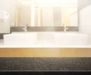 Masa üstü ve arka plan bulanıklık banyo