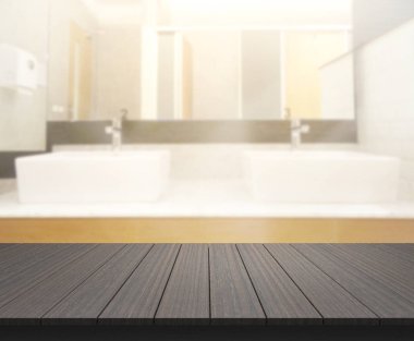 Masa üstü ve arka plan bulanıklık banyo