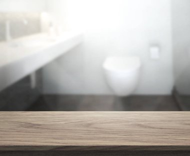 Masa üstü ve arka plan bulanıklık banyo