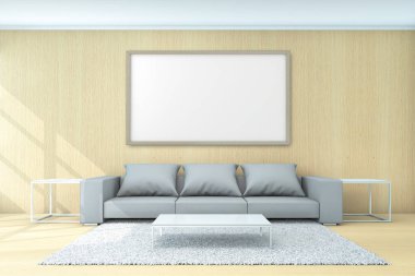 Yaşam alanı için arka plan kavramı 3d render