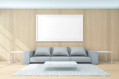 Yaşam alanı için arka plan kavramı 3d render