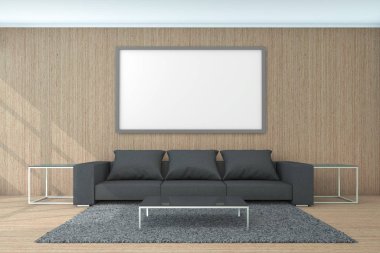 Yaşam alanı için arka plan kavramı 3d render