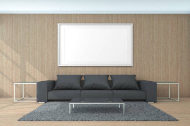 Yaşam alanı için arka plan kavramı 3d render