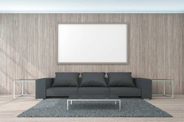 Living Area For Background Concept 3d Rendering — Stock Photo, Image