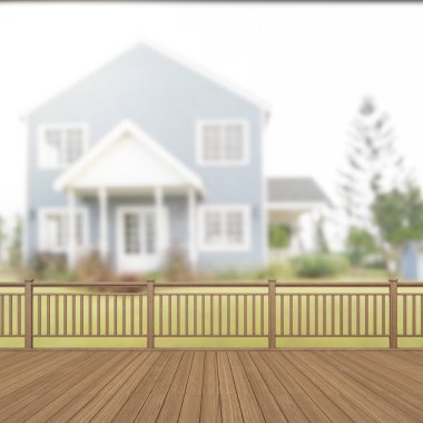 Balkon ve Teras dış arka plan bulanıklık