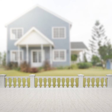 Balkon ve Teras dış arka plan bulanıklık