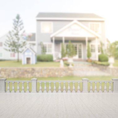 Balkon ve Teras dış arka plan bulanıklık