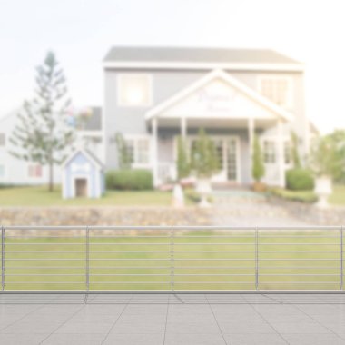 Balkon ve Teras dış arka plan bulanıklık