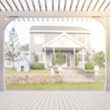 Balkon ve Teras dış arka plan bulanıklık