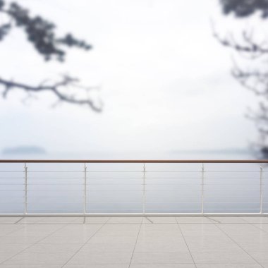 Balkon ve Teras, doğa arka plan bulanıklık