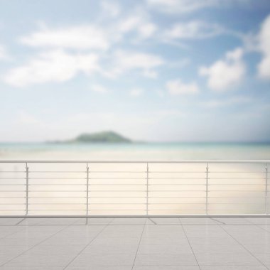 Balkon ve Teras, doğa arka plan bulanıklık