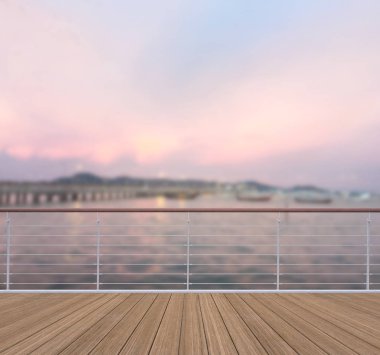 Balkon ve Teras, doğa arka plan bulanıklık