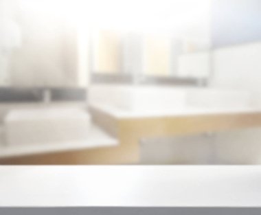 Masa üstü ve arka plan bulanıklık banyo