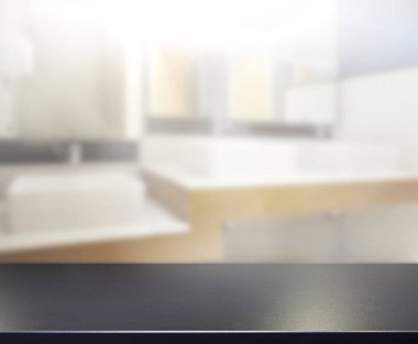 Masa üstü ve arka plan bulanıklık banyo