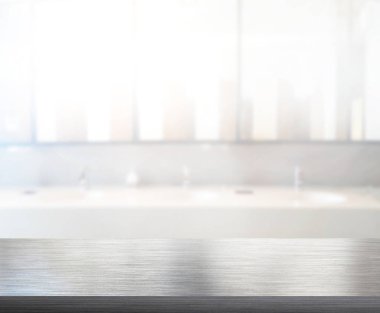 Masa üstü ve arka plan bulanıklık banyo