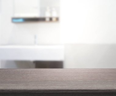 Masa üstü ve arka plan bulanıklık banyo