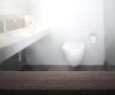 Masa üstü ve arka plan bulanıklık banyo