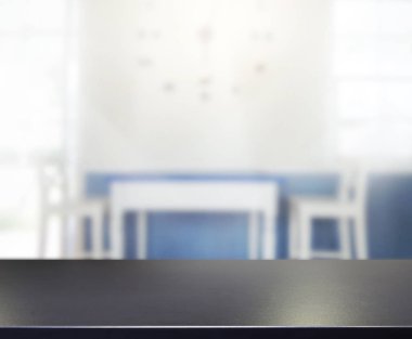 Tablo üst bulanıklık oturma odası arka plan
