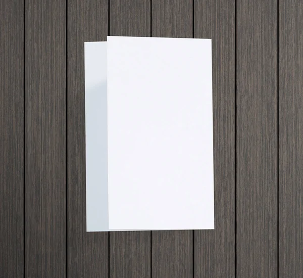 Livre blanc sur le bois Tableau de fond — Photo