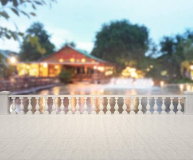 Balkon ve Teras dış arka plan bulanıklık