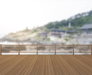 Balkon ve Teras dış arka plan bulanıklık