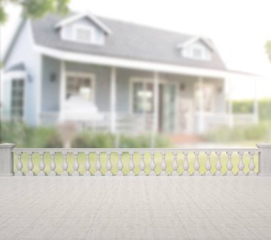 Balkon ve Teras dış arka plan bulanıklık