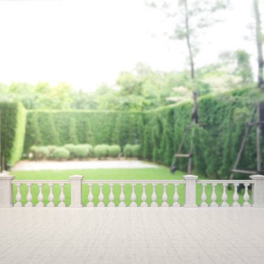 Balkon ve Teras, doğa arka plan bulanıklık