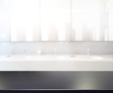 Masa üstü ve arka plan bulanıklık banyo