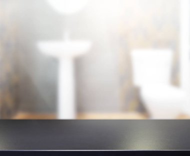 Masa üstü ve arka plan bulanıklık banyo