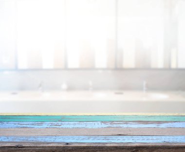 Masa üstü ve arka plan bulanıklık banyo