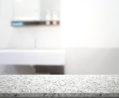 Masa üstü ve arka plan bulanıklık banyo