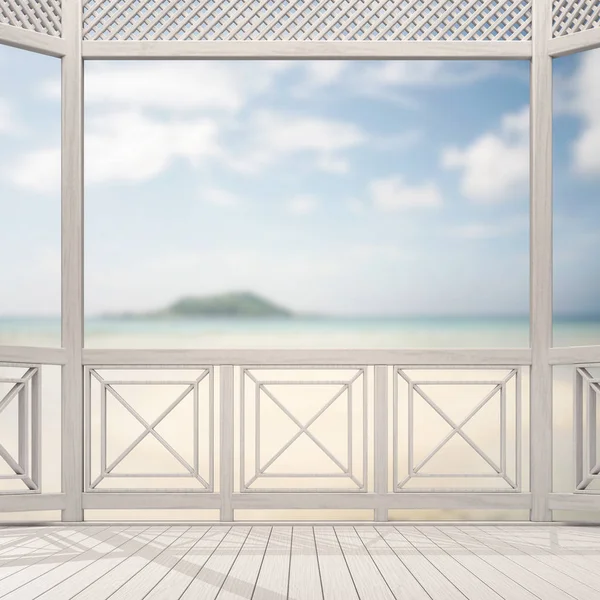 Balkon ve Teras, doğa arka plan bulanıklık